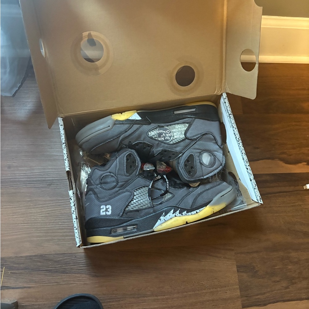 jordan 5 off white muslin
